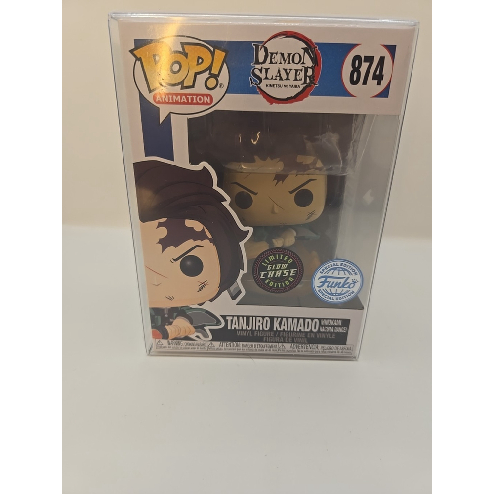 Funko Pop! Vinyl:Demon Slayer- Tanjiro Kamado (Hinokami Kagura Dance) Glow Chase